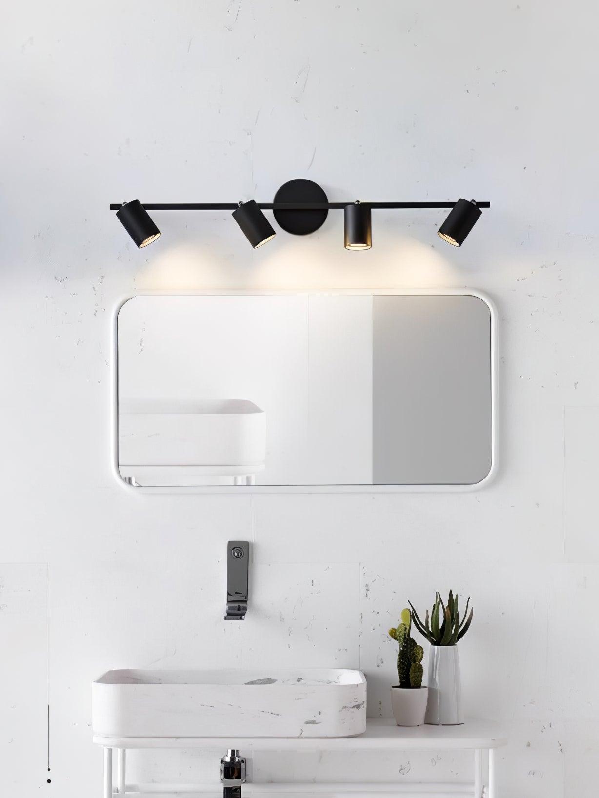 Modern Brass Double Cylinder Adjustable Wall Spotlight Lasson Living