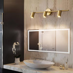 Modern Brass Double Cylinder Adjustable Wall Spotlight Lasson Living