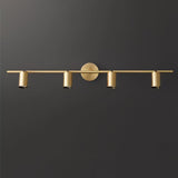 Modern Brass Double Cylinder Adjustable Wall Spotlight Lasson Living