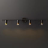 Modern Brass Double Cylinder Adjustable Wall Spotlight Lasson Living