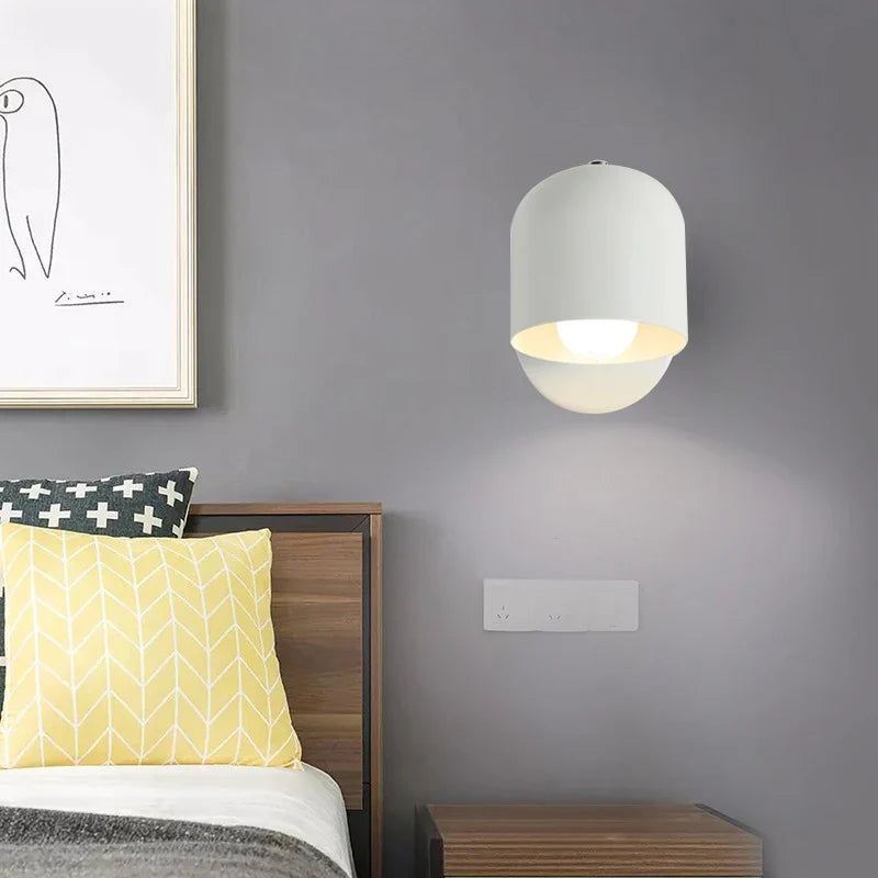 Modern Macaron Dome Wall Sconce LED 1-Light Lasson Living