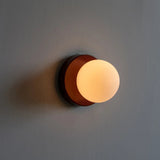 Nordic Glass Globe Wall Sconce LED 1-Light Lasson Living