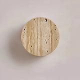 Japanese Wabi-Sabi Travertine Stone Wall Sconce LED 1-Light Lasson Living