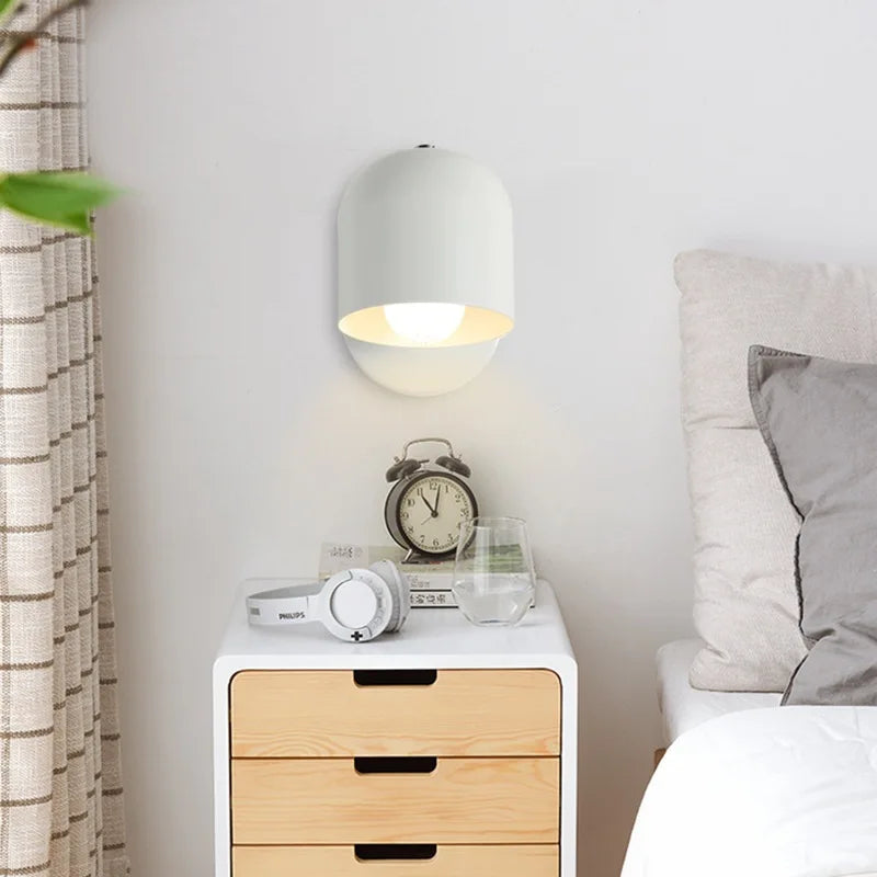 Modern Macaron Dome Wall Sconce LED 1-Light Lasson Living