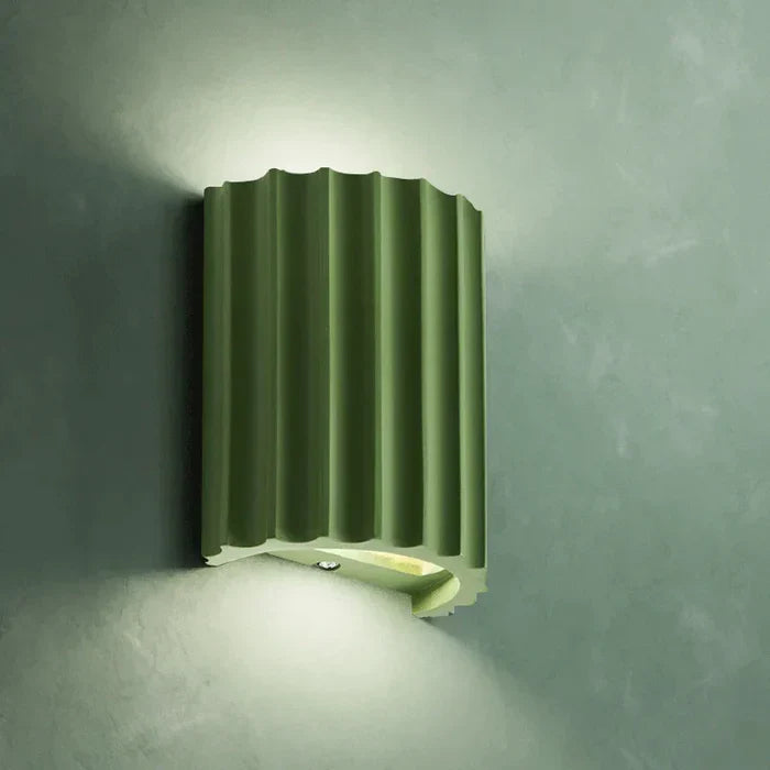 Nordic Resin Striped Wall Sconce LED 1-light Lasson Living