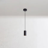Nordic Minimalist Column Iron Pendant Light 1-Light Lasson Living