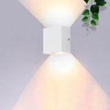 Modern Square LED Wall Sconce 1-Light Lasson Living