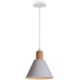 Nordic Wood Cone Pendant Light | 1-Light Lasson Living