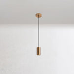 Nordic Minimalist Column Iron Pendant Light 1-Light Lasson Living