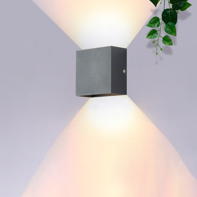 Modern Square LED Wall Sconce 1-Light Lasson Living