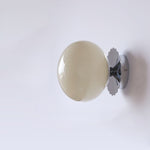 Modern Minimalist Glass Globe Wall Light | 1-Light Lasson Living