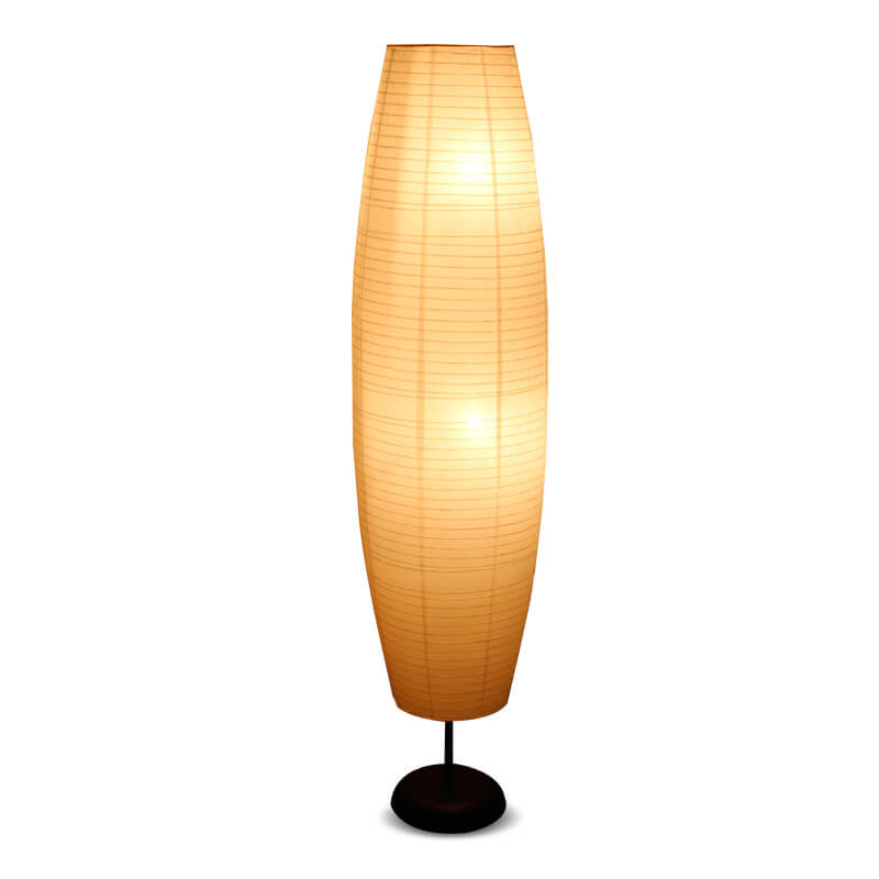 Nordic Rice Paper Column 2-Light Floor Lamp Lasson Living