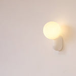 Modern Glass Globe Wall Light | 1-Light Lasson Living