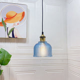 Vintage Textured Glass Pendant 1-Light Lasson Living