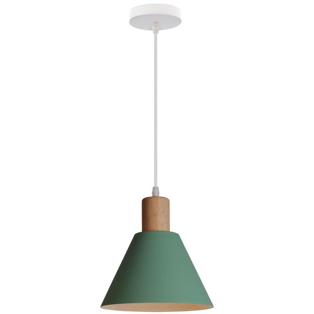 Nordic Wood Cone Pendant Light | 1-Light Lasson Living