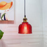 Vintage Textured Glass Pendant 1-Light Lasson Living