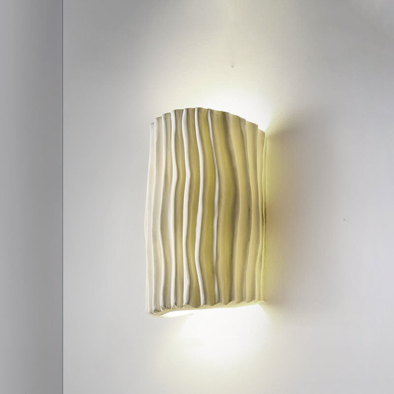 Nordic Textured Half-Cylinder LED Wall Light | 2-Light Lasson Living