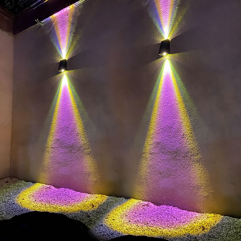 Modern Solar LED Up and Down Wall Light | 1-Light Lasson Living