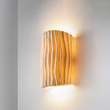 Nordic Textured Half-Cylinder LED Wall Light | 2-Light Lasson Living