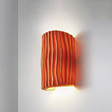 Nordic Textured Half-Cylinder LED Wall Light | 2-Light Lasson Living