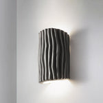 Nordic Textured Half-Cylinder LED Wall Light | 2-Light Lasson Living