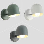 Modern Macaron Dome Wall Sconce LED 1-Light Lasson Living