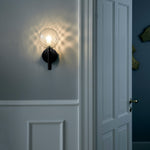 Scandinavian Brass Glass Globe LED Wall Light 1-Light Lasson Living