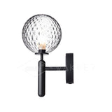 Scandinavian Brass Glass Globe LED Wall Light 1-Light Lasson Living