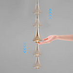 Modern Glass Teardrop LED Pendant Light 1-Light Lasson Living