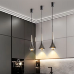 Modern Glass Teardrop LED Pendant Light 1-Light Lasson Living