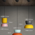Nordic Zinc Alloy Dual-tone Dome Pendant Light LED 1-light Lasson Living