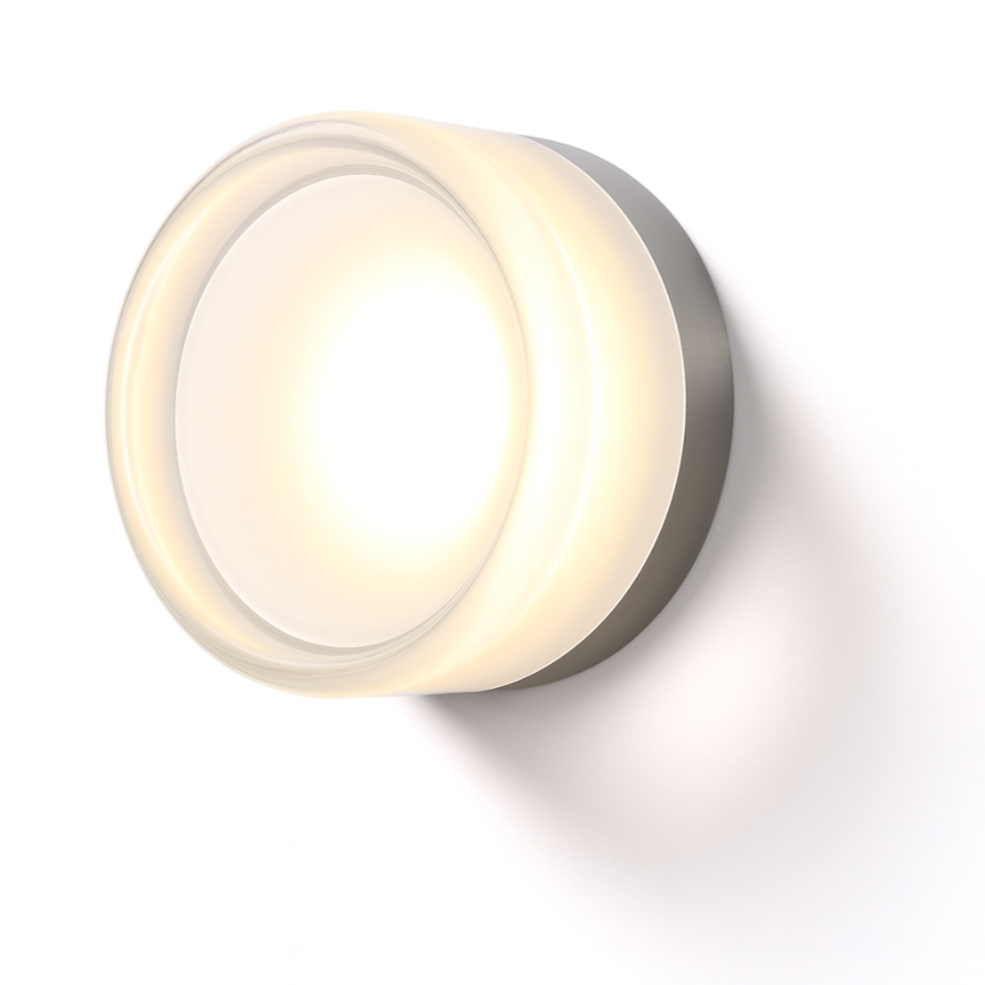 Modern Glass Round Wall Sconce LED 1-Light Lasson Living