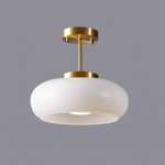 Vintage Glass Ceiling Light 1-Light Lasson Living