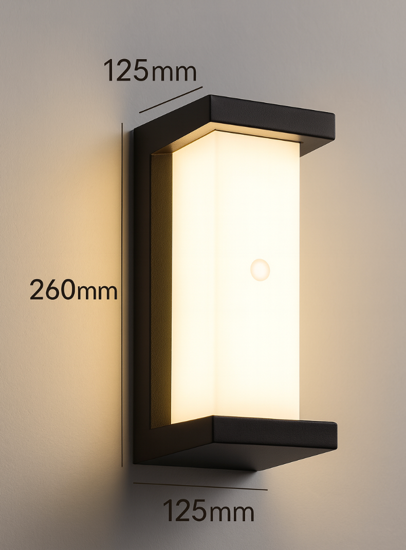Outdoor Motion Sensor Wall Lamp – Energy-Efficient LED Exterior Wall Light for Gardens and Entrances Lasson Living