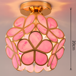 Vintage Floral Ceiling Light 1-Light Lasson Living