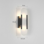 Nordic Alabaster Marble Wall Sconce LED 1-Light Lasson Living