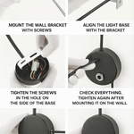Modern Minimalist Cylinder Wall Sconce LED 2-Light Lasson Living