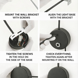 Modern Minimalist Cylinder Wall Sconce LED 2-Light Lasson Living