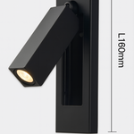 Modern Minimalist Embedded Aluminum LED Wall Sconce 1-Light Lasson Living