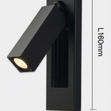 Modern Minimalist Embedded Aluminum LED Wall Sconce 1-Light Lasson Living
