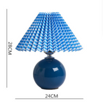 Nordic Ceramic Pleated Table Light | 1-Light Lasson Living