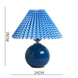 Nordic Ceramic Pleated Table Light | 1-Light Lasson Living