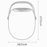 Modern Portable Solar LED Outdoor Lantern Light 1-light Lasson Living