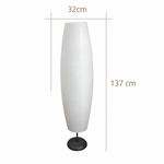 Nordic Rice Paper Column 2-Light Floor Lamp Lasson Living