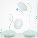 Modern Round LED Rechargeable Desk Lamp 1-Light Lasson Living