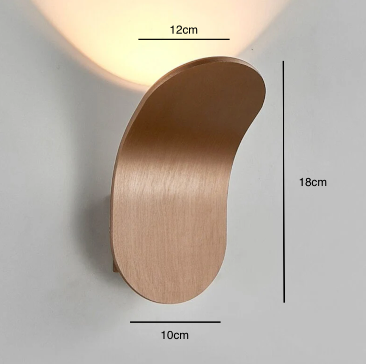 Scandinavian Wall Lamp – Elegant Indoor Wall Light for Modern Home Decor, Compact Design with Durable Iron Construction Lasson Living