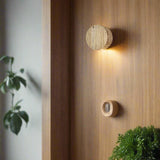 Japanese Wabi-Sabi Travertine Stone Wall Sconce LED 1-Light Lasson Living