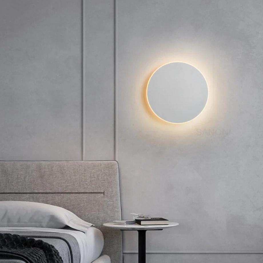 Modern Nordic Round LED Sconce 1-Light Lasson Living