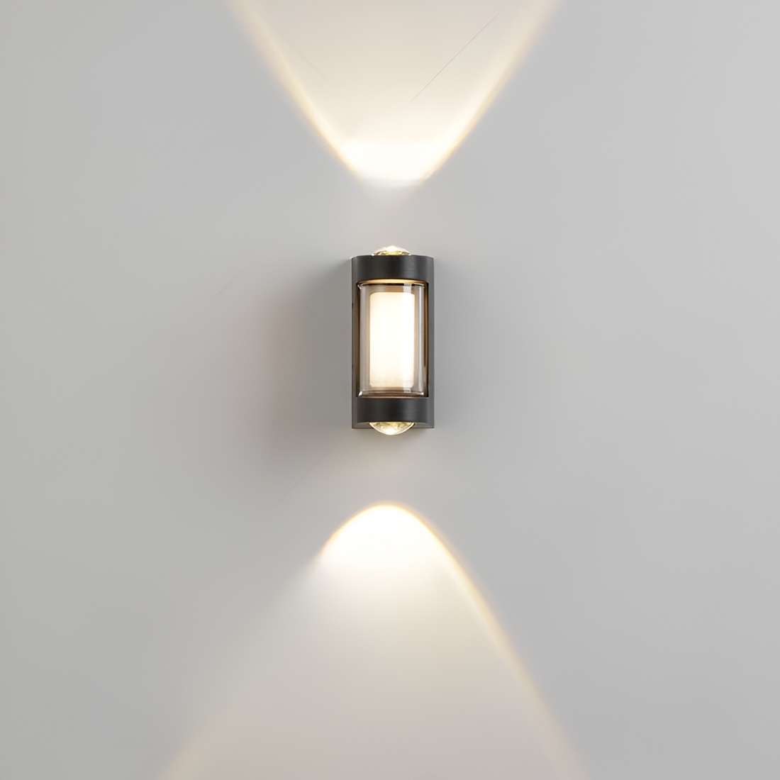 Nordic Minimalist Acrylic Rectangular Outdoor Wall Light LED Up-Down Lasson Living