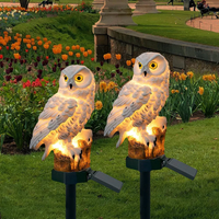 Solar Garden Light – Charming Owl Solar Lantern with Warm White LED for Outdoor Lighting Lasson Living